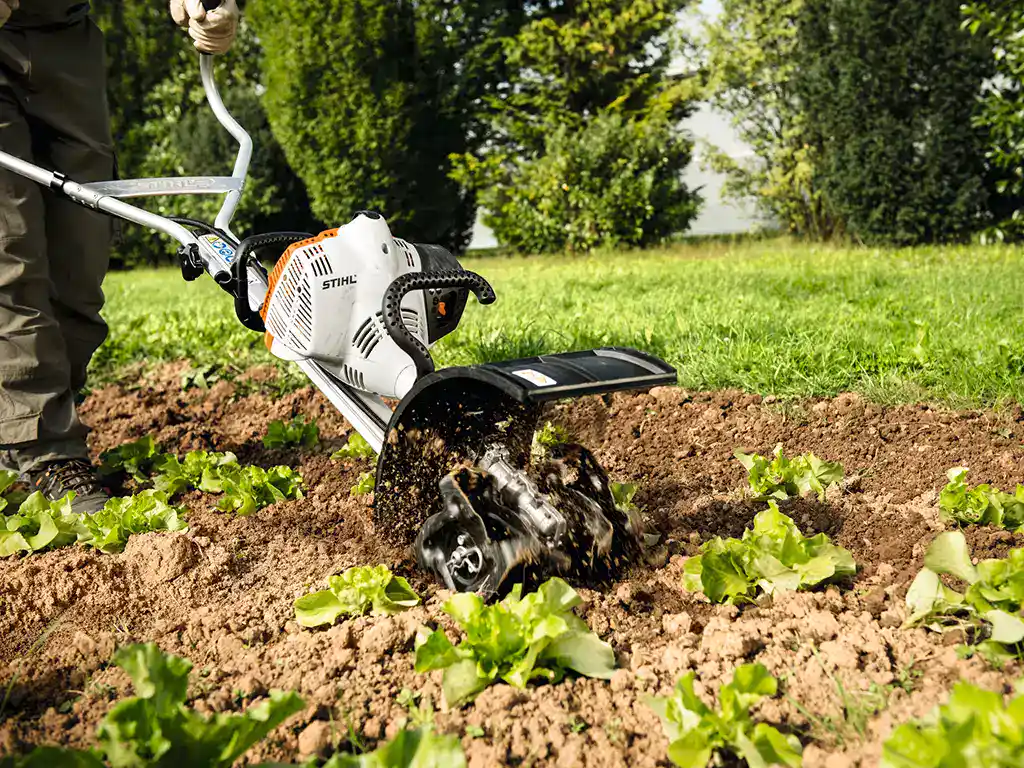 Stihl MM-56-C-E YardBoss Tiller Cultivator Stihl MM-56-C-E YardBoss Tiller Cultivator